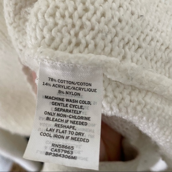 BP White Knit Pullover Sweater - Picture 4 of 4